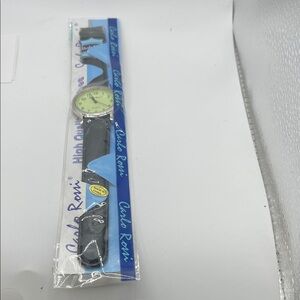 MUST BUNDLE 
Black Wristwatch vintage Carlo Rossi